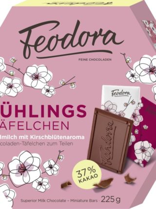 Kevadised minišokolaadid kirsiõitega 225g Feodora